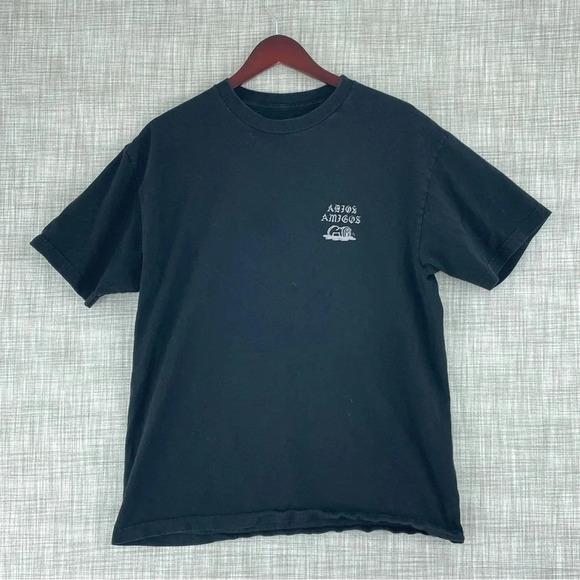 Sketchy Tank Mens Size L Adios Amigos short sleeve shirt 1957 - Picture 2 of 7